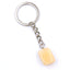 Irregular Natural Stone Crystal Keychain Pendant for Bags