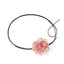 Elegant Floral Lace Women's Choker Necklace with Long Tie Design