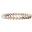 Fashion Natural Stone Crystal Agate Beaded Bracelet for Women