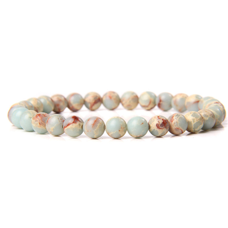 Fashion Natural Stone Crystal Agate Beaded Bracelet for Women