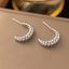 1 Pair Simple Style Solid Color Plating Titanium Steel Ear Studs