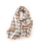 Women's Elegant Plaid Imitation Cashmere Scarf with Tassels