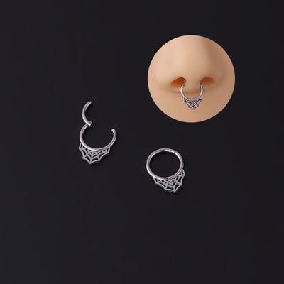 Nose Rings & Studs Fashion Geometric 316 Stainless Steel  Plating