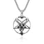 Hip-Hop Retro Pentagram Goat Titanium Steel Men's Pendant Necklace