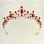 Women's Luxury Rhinestone Alloy Princess Crown Tiara for Bridal Wedding Accessories