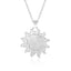 Wholesale 18K Gold Plated Sun Pendant Necklace Stainless Steel