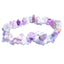 Wholesale Natural Stone Polished Multicolor Crystal Stretch Bracelets