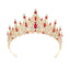 Simple Alloy Zircon Inlay Crown Tiara Headband Bridal Hair Accessories