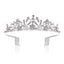 Women's Elegant Rhinestone Bridal Headpiece and Performance Tiara