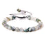 Ethnic Natural Stone Agate Beaded Adjustable Yoga Bracelet