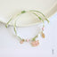 Fashion Animal Alloy Beaded Enamel Rabbit Bracelet for Women and Couples