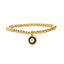 Evil Eye Gold Plated Copper Enamel Bracelet for Women