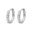 Retro Simple Style Round Metal Plating Inlay Rhinestones Women'S Earrings