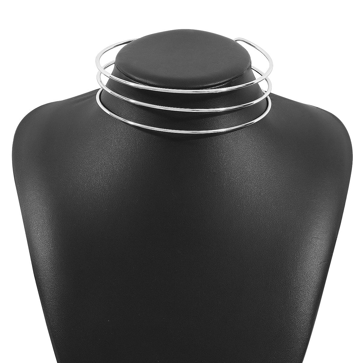 Hip-Hop Punk Geometric Metal Choker Necklace