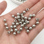 2000 PCs DIY Jewelry Accessories Round Perforated CCB Spacer Beads for Bracelet Making