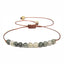 Bohemian Geometric Natural Stone Beaded Bracelet