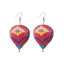 1 Pair Fashion Hot Air Balloon Wood Patchwork Women'S Drop Earrings