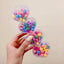 Children's Colorful Flower Hair Clips and Elastic Hair Bands Set