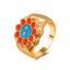 Fashion Heart Smiley Flower Geometric Alloy Ring