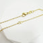 20 PCS Copper O-Link Chain Necklace Jewelry Accessories 18k Gold Plated