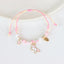 Fashion Animal Alloy Beaded Enamel Rabbit Bracelet for Women and Couples