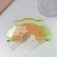 Elegant Streetwear Fruit Acetate Hair Claw Clips - Dragon Fruit & Cantaloupe Design