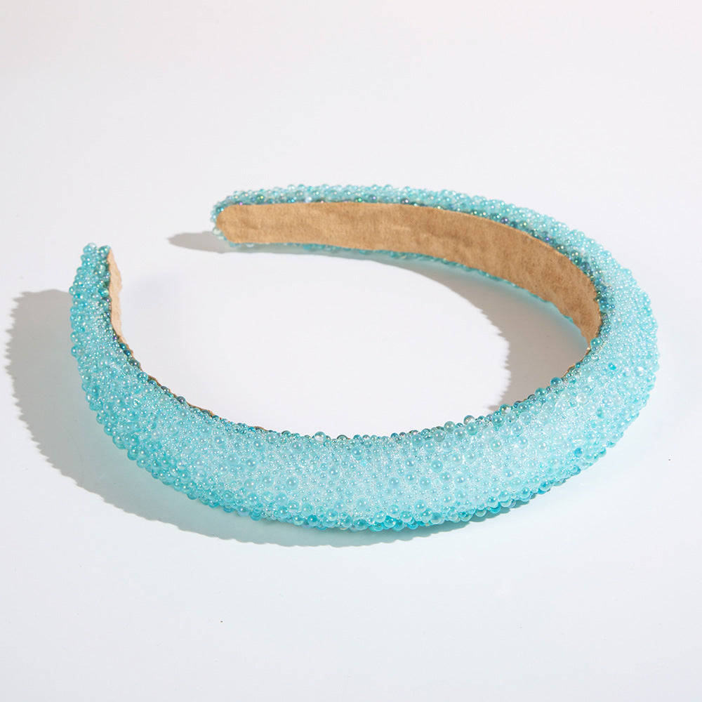 Elegant Crystal Embellished Hairband - Minimalist Fashion Accessory