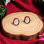 Pair of Cute Christmas Tree and Santa Claus Stud Earrings - Festive Holiday Jewelry with Boots, Snowman, and Elk Designs