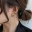 Simple Irregular Metal Chain Ear Bone Clip Earrings Four-piece Set Wholesale