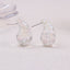 Exaggerated Acrylic Water Droplet Stud Earrings