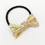 Women's Elegant Bow Knot Alloy Hair Tie with Gold Headband