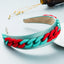 Pastoral Style Wide Color Chain Hairband