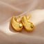 1 Pair Commute Solid Color Stainless Steel Ear Studs