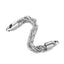 "Geometric Stainless Steel Twist Chain Bracelet DIY Woven Jewelry Accessories"