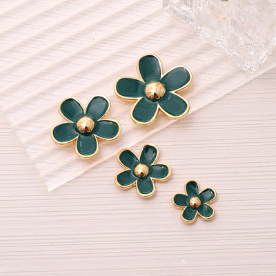 Alloy Flower DIY Accessories Set for Phone Case and Shoe Decoration