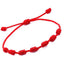 Simple Style Devil'S Eye Palm Glass Rope Unisex Bracelets