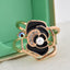 Korean Rose Bead Woolen Coat Belt Buckle Scarf Clip Fashion Square Scarf Buckle