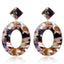 Korean Geometric Acrylic Statement Earrings