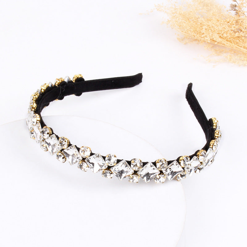 Women's Elegant U-Shape Rhinestone Hairband