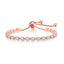 Fashion Geometric Zircon Tennis Bracelet Adjustable Crystal Jewelry