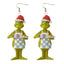 Cartoon Character Grinch Christmas Acrylic Drop Earrings