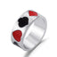 Fashion Heart Flower Smiley Face Star Alloy Ring for Women