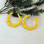 1 Pair Retro Solid Color Arylic Women'S Earrings