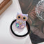 Women's Owl Rhinestone Acetate Hair Ring - Fashionable Ponytail Holder