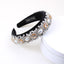 Baroque Rhinestone Pearl Crystal Beaded Wide Headband Hair Accessory