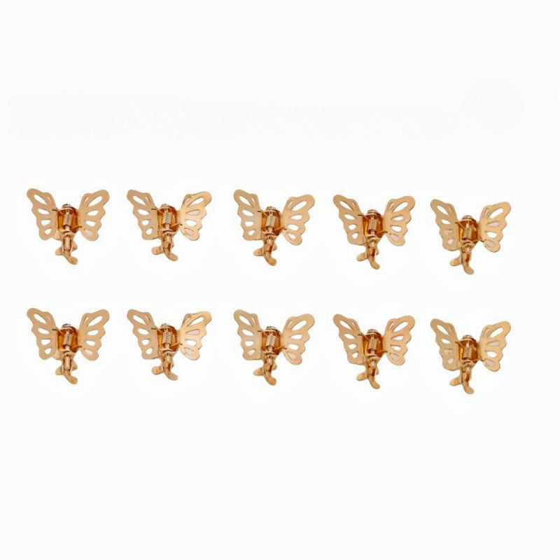 Women's Vintage Mini Metal Butterfly Hair Clip