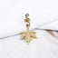 Fashion Alloy Flower Hair Buckle with Butterfly Pendant and Spiral Hair Rings