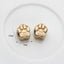 Cute Paw Print Zinc Alloy Zircon Beads for DIY Necklace Jewelry Accessories