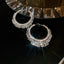 1 Pair Elegant Geometric Alloy Inlay Zircon Women'S Earrings