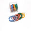 Women's Solid Color Nylon Hair Ties - Box of 50 Durable Elastic Hair Bands